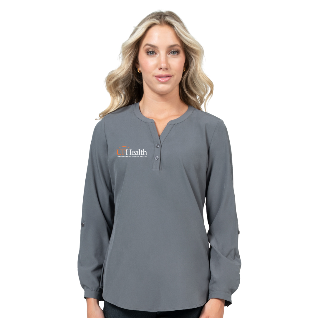 Stretch Blouse with 3/4 Roll
