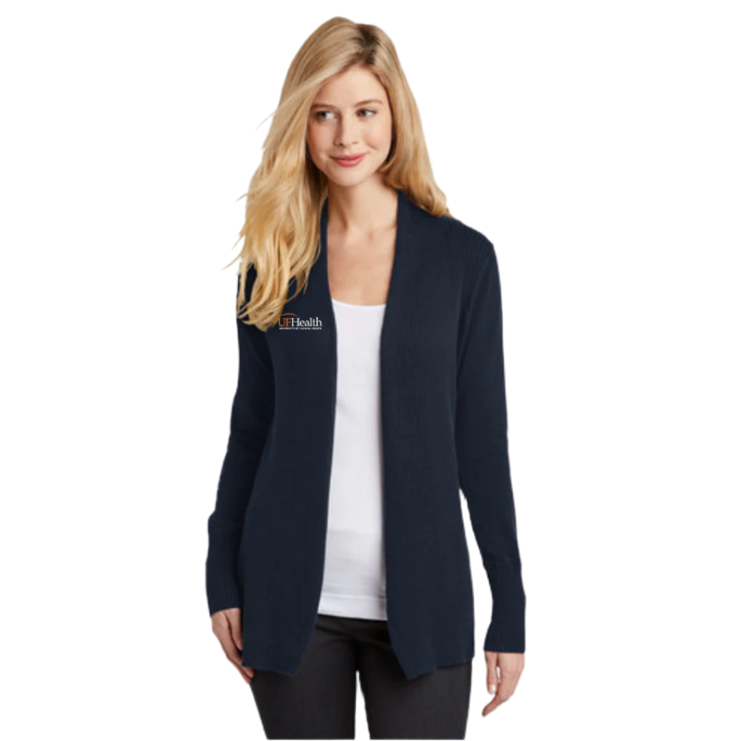Ladies Open Front Cardigan Sweater
