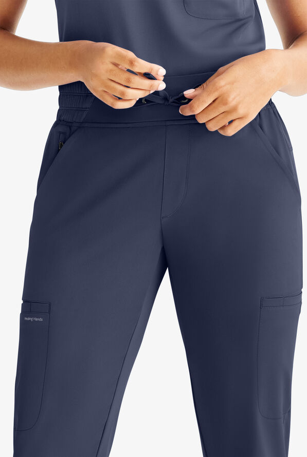 Rhea Women's 6-Pocket STRETCH Cargo Jogger Scrub Pants