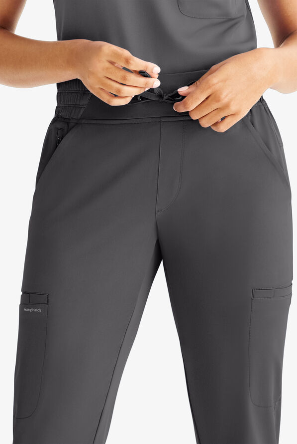 Rhea Women's 6-Pocket STRETCH Cargo Jogger Scrub Pants