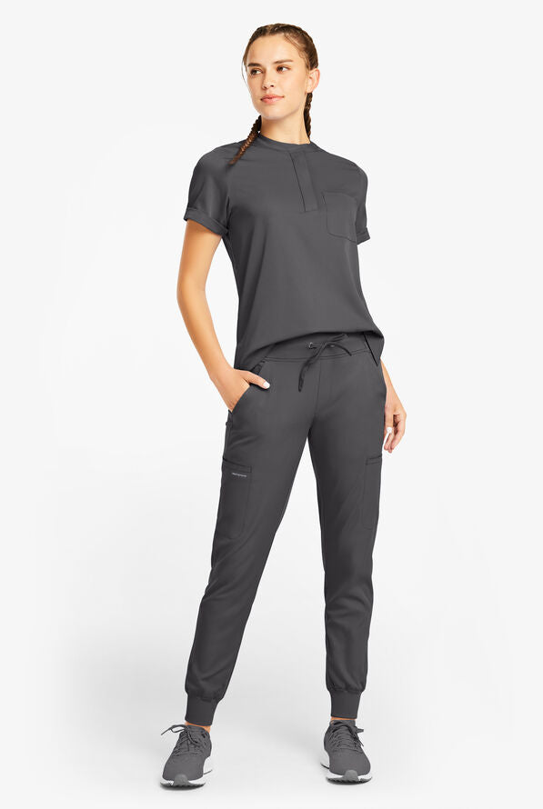 Rhea Women's 6-Pocket STRETCH Cargo Jogger Scrub Pants