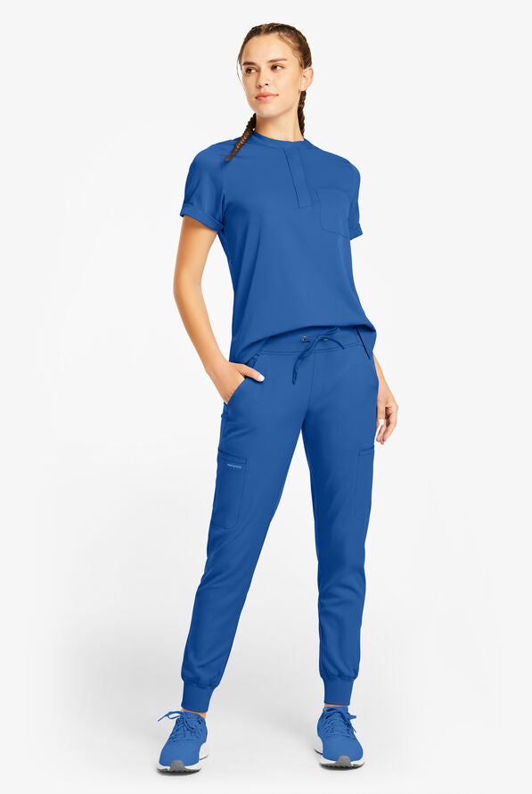 Rhea Women's 6-Pocket STRETCH Cargo Jogger Scrub Pants
